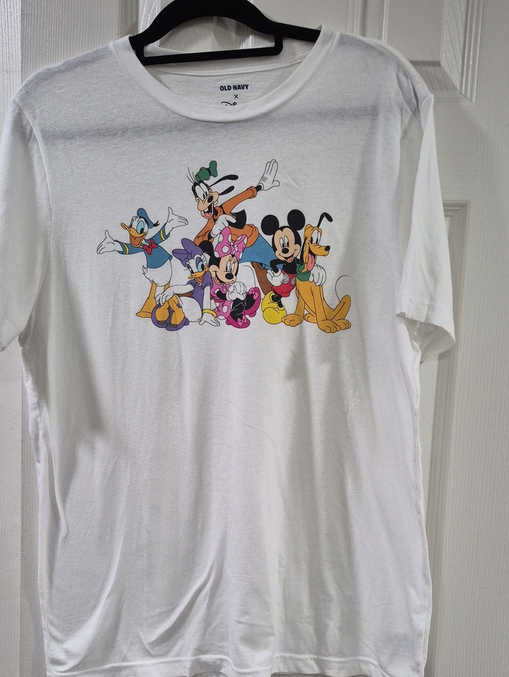 Old Navy White Disney Logo Tee